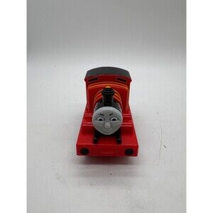 Thomas & Friends James #5 Red Black Pull Back & Go Train 2009 Mattel 3.5"